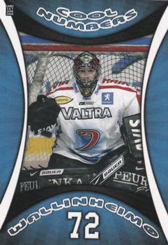 2008-09 Cardset Finland - Cool Numbers Blue #CN15 Sinuhe Wallinheimo Front