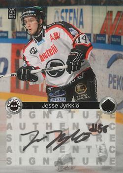 2008-09 Cardset Finland - Signature Sensations #JeJ Jesse Jyrkkiö Front