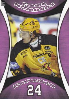 2008-09 Cardset Finland - Cool Numbers Purple #CN04 Sami Kapanen Front