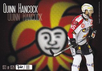2008-09 Cardset Finland - International Stars Red #IS13 Quinn Hancock Back