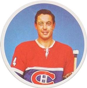 1962-63 El Producto Box Panels - Hockey Star Coasters #NNO Jean Beliveau Front