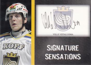 2007-08 Cardset Finland - Signature Sensations #VV Ville Viitaluoma Front