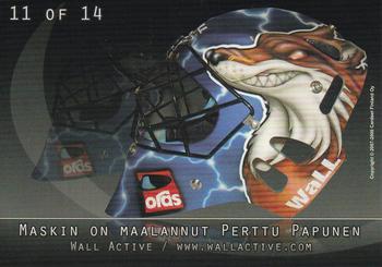 2007-08 Cardset Finland - Mad Masks #11 Petri Vehanen Back