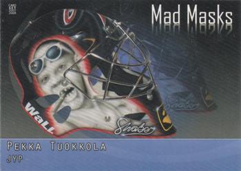 2007-08 Cardset Finland - Mad Masks - Blue #07 Pekka Tuokkola Front
