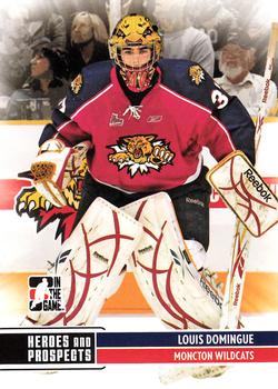 2009-10 In The Game Heroes and Prospects #120 Louis Domingue Front