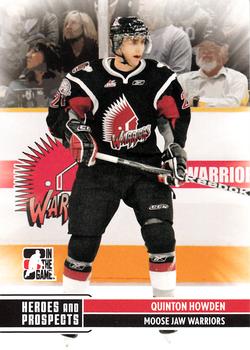 2009-10 In The Game Heroes and Prospects #123 Quinton Howden Front