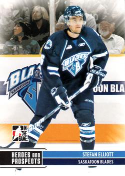 2009-10 In The Game Heroes and Prospects #126 Stefan Elliott Front