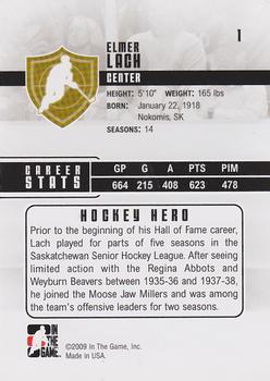 2009-10 In The Game Heroes and Prospects #1 Elmer Lach Back