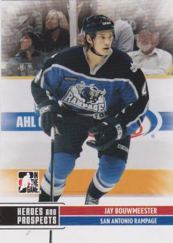 2009-10 In The Game Heroes and Prospects #10 Jay Bouwmeester Front
