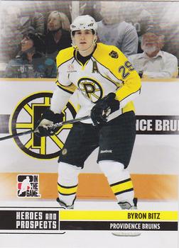 2009-10 In The Game Heroes and Prospects #47 Byron Bitz Front