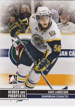 2009-10 In The Game Heroes and Prospects #111 Dave Labrecque Front