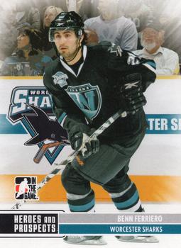 2009-10 In The Game Heroes and Prospects #166 Benn Ferriero Front