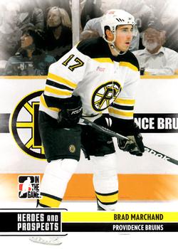 2009-10 In The Game Heroes and Prospects #32 Brad Marchand Front