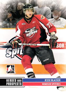 2009-10 In The Game Heroes and Prospects #91 Jesse Blacker Front
