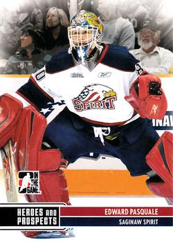 2009-10 In The Game Heroes and Prospects #93 Edward Pasquale Front