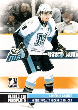 2009-10 In The Game Heroes and Prospects #97 Cameron Gaunce Front
