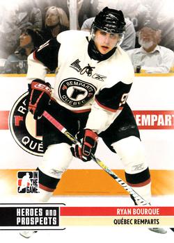 2009-10 In The Game Heroes and Prospects #98 Ryan Bourque Front