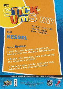 2009-10 Collector's Choice - Stick-Ums #SU2 Phil Kessel Back