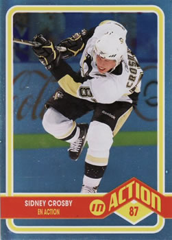 2009-10 O-Pee-Chee - In Action #ACT1 Sidney Crosby Front