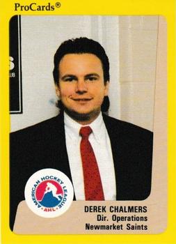 1989-90 ProCards AHL #NNO Derek Chalmers Front