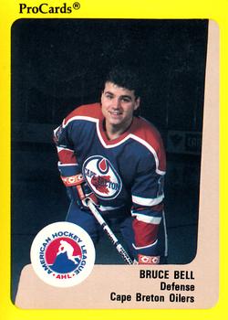 1989-90 ProCards AHL #135 Bruce Bell Front