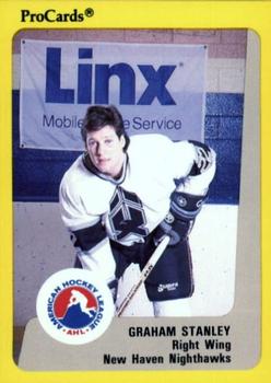 1989-90 ProCards AHL #18 Graham Stanley Front