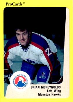 1989-90 ProCards AHL #47 Brian McReynolds Front