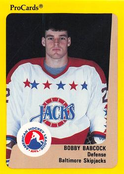 1989-90 ProCards AHL #84 Bobby Babcock Front