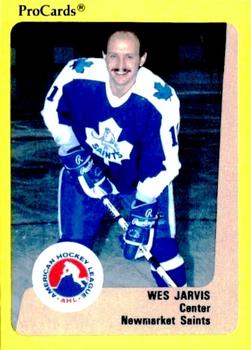1989-90 ProCards AHL #106 Wes Jarvis Front