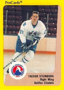 1989-90 ProCards AHL #154 Trevor Stienburg Front