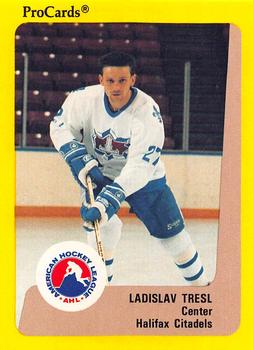 1989-90 ProCards AHL #175 Ladislav Tresl Front