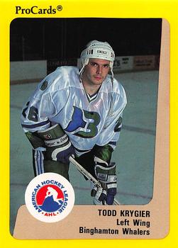 1989-90 ProCards AHL #294 Todd Krygier Front