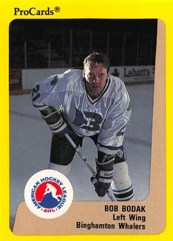 1989-90 ProCards AHL #295 Bob Bodak Front
