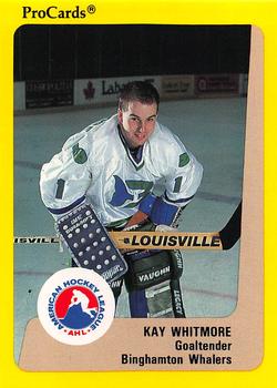 1989-90 ProCards AHL #303 Kay Whitmore Front
