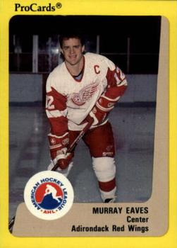 1989-90 ProCards AHL #324 Murray Eaves Front
