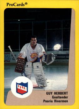 1989-90 ProCards IHL #5 Guy Hebert Front