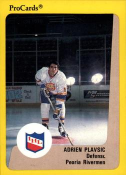 1989-90 ProCards IHL #14 Adrien Plavsic Front