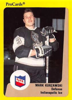 1989-90 ProCards IHL #52 Mark Kurzawski Front