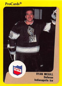 1989-90 ProCards IHL #56 Ryan McGill Front