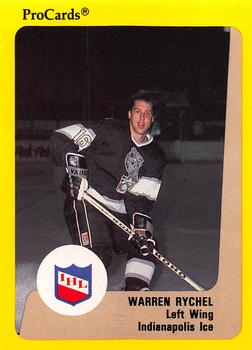 1989-90 ProCards IHL #69 Warren Rychel Front