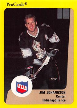 1989-90 ProCards IHL #70 Jim Johannson Front