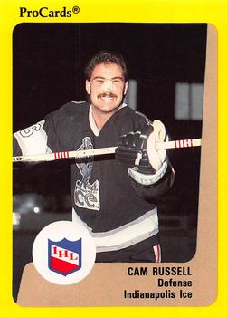1989-90 ProCards IHL #71 Cam Russell Front