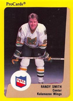1989-90 ProCards IHL #87 Randy Smith Front