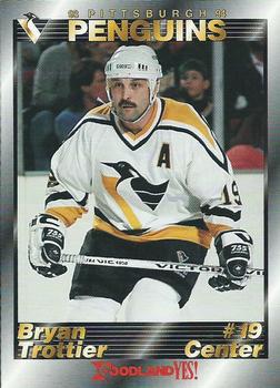 1993-94 Foodland Pittsburgh Penguins #12 Bryan Trottier Front