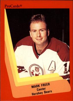 1990-91 ProCards AHL/IHL #47 Mark Freer Front