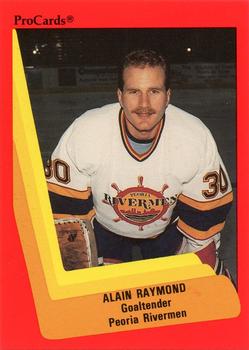 1990-91 ProCards AHL/IHL #78 Alain Raymond Front