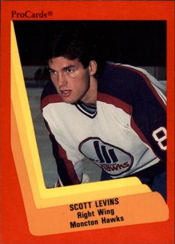 1990-91 ProCards AHL/IHL #258 Scott Levins Front