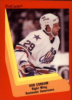 1990-91 ProCards AHL/IHL #280 Bob Corkum Front