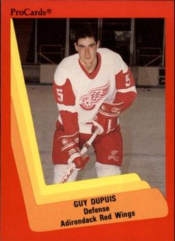 1990-91 ProCards AHL/IHL #478 Guy Dupuis Front