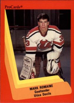 1990-91 ProCards AHL/IHL #578 Mark Romaine Front